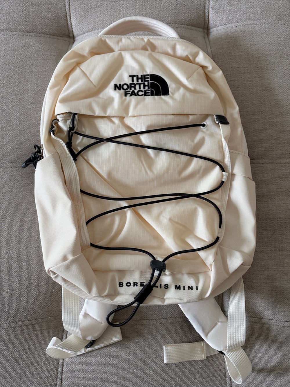 Brand New North Face Borealis Mini Backpack in Cream